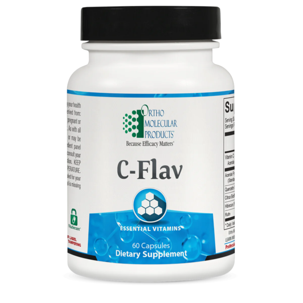 C-FlavCreated from multiple sources rich in vitamin C, C-Flav includes antioxidant protection and enhances immune function. The formula helps support healthy collagen synthesis and connective tissue maintenance.