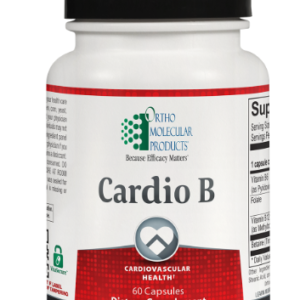 Cardio B uses high doses of folic acid, B12, B6 and trimethylglycine (betaine) to support homocysteine balance
