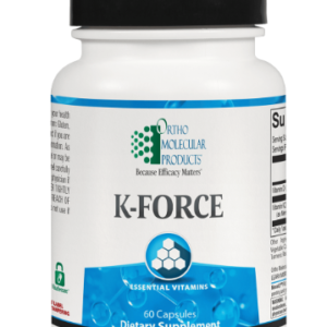K-FORCEVitamins K and D act in synergy in the process of supporting and maintaining bone, cardiovascular and immune health. Ortho Molecular Products is the exclusive provider of MenaQ7® PRO, the most widely studied form of vitamin K2 as MK-7