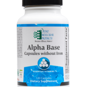Alpha Base Capsules without Iron